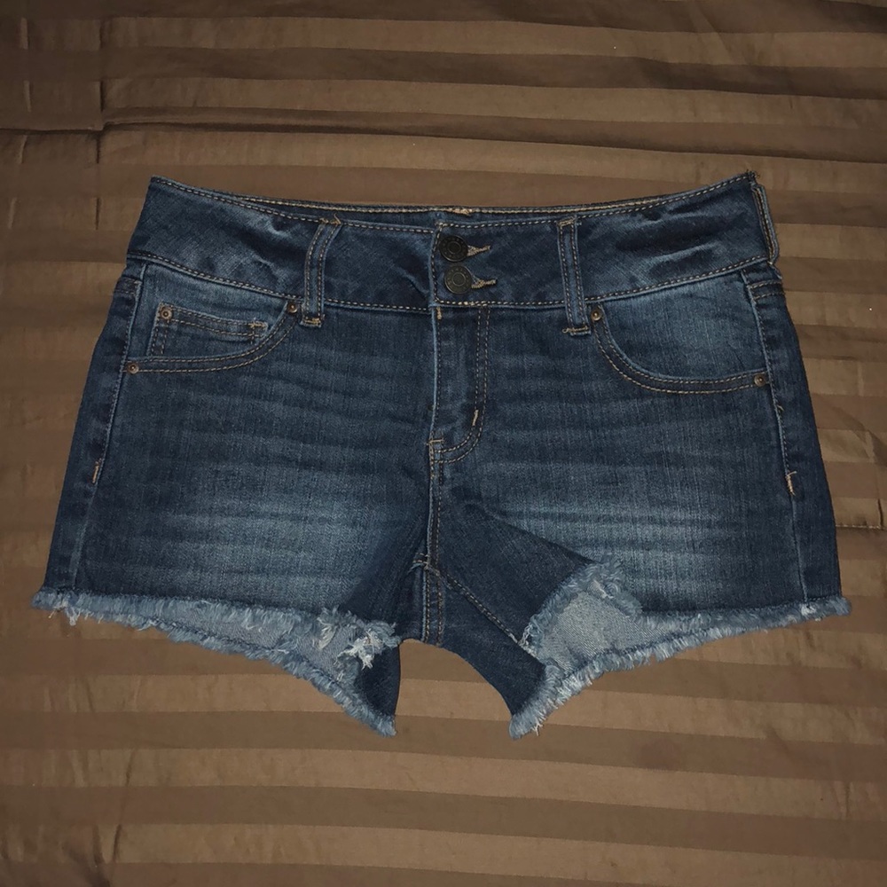 Dark Wash Jean Shorts